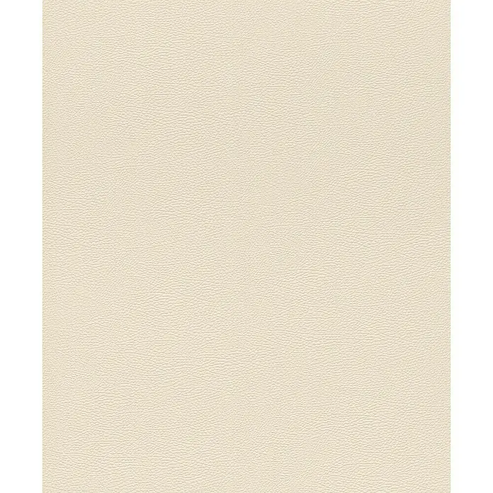 Rasch African Queen III Vliestapete Lederoptik - Hellbeige, Uni, 10,05 x 0,53 m - Helle Ledertextur mit subtiler Narbung, ideal für hochwertige Oberflächen und klassische Designs.