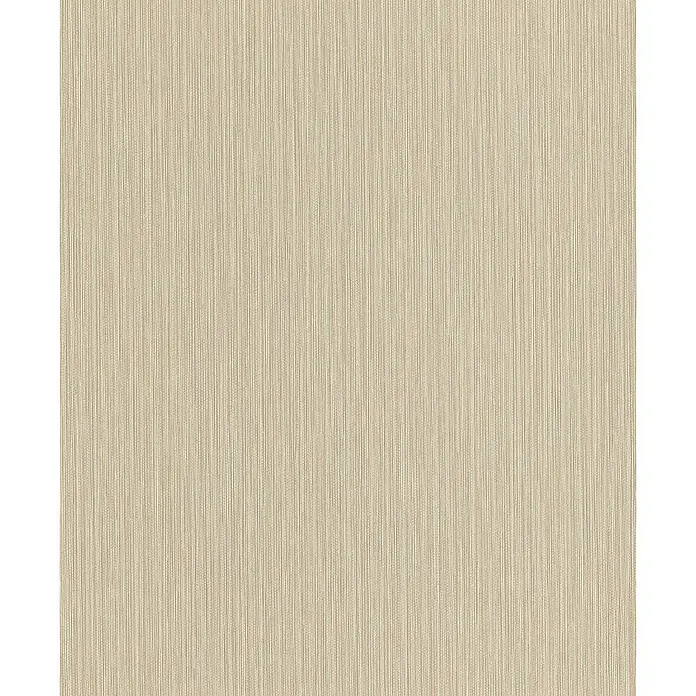 Rasch Curiosity Vliestapete Längs-Uni - Faux, Uni, 10,05 x 0,53 m - Feine, beigefarbene Tapete mit vertikalem Linienmuster. Ideal für eine subtile Wandgestaltung im Wohnbereich oder Büro mit ihrer schlichten Eleganz.