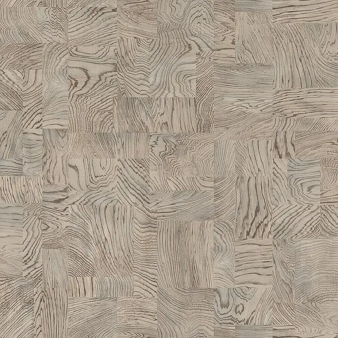 Rasch African Queen III Vliestapete Holz - Dunkelbeige, Holzoptik, 10,05 x 0,53 m - Holzbodenbelag mit einzigartigem Würfelmuster. Das Parkett verleiht jedem Raum Wärme und eine natürliche Eleganz.