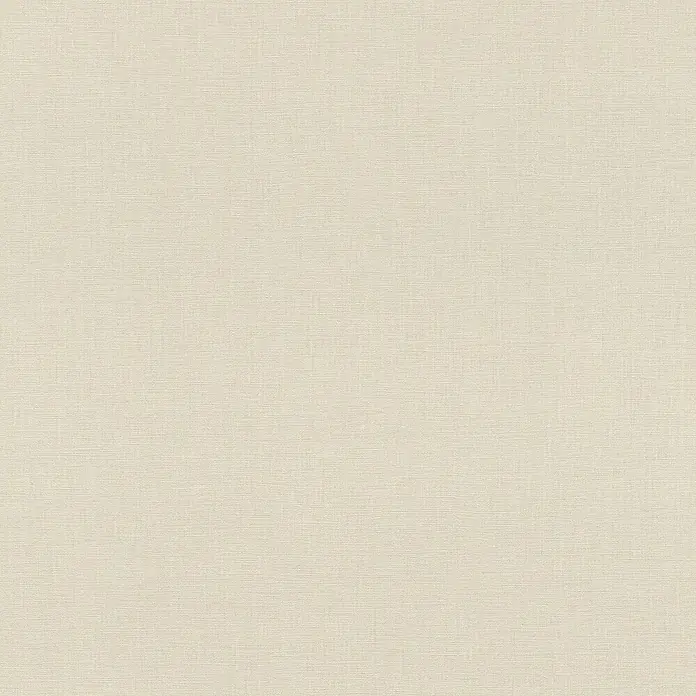 Rasch Country Charme Vliestapete Leinen-Uni - Creme hell, Uni, 10,05 x 0,53 m - Texturierte Tapete in einem hellen Beigeton, die eine subtile Leinenoptik für eine ruhige und einladende Atmosphäre schafft.