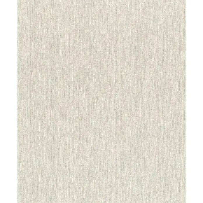 Rasch Sky Lounge Vliestapete Metallic-Uni - Metallic-Beige, Uni, 10,05 x 0,53 m - Beige Textiltapete mit feiner, vertikaler Struktur, die eine natürliche und elegante Optik erzeugt. Ideal für stilvolle Innenräume.
