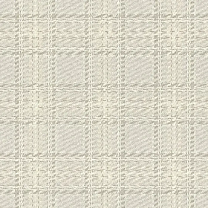 Rasch Curiosity Vliestapete Karomuster - Hellgreige, Grafisch, 10,05 x 0,53 m - Elegantes Textil mit feinem Karomuster in sanften Beigetönen. Perfekt für stilvolle Inneneinrichtung und zeitlose Designs.