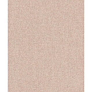 Rasch Color your life Vliestapete Uni-Struktur (Altrosa, Uni, 10,05 x 0,53 m)