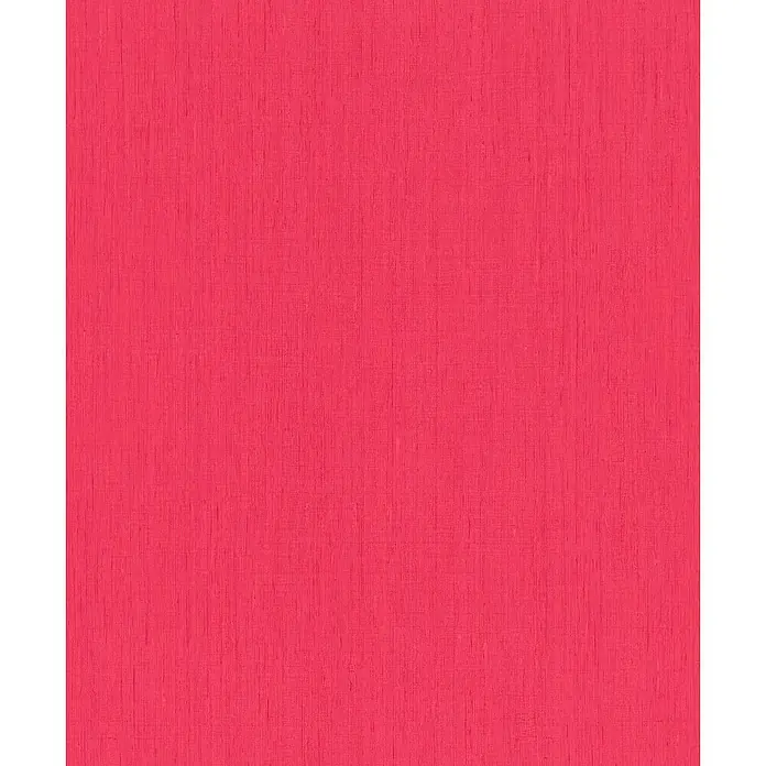 Rasch Wall Textures VI Vliestapete Struktur-Uni - Dunkelpink, Uni, 10,05 x 0,53 m - Detailaufnahme einer strukturierten, rosafarbenen Oberfläche, ideal für Textilien oder Hintergründe mit einer sanften Textur.