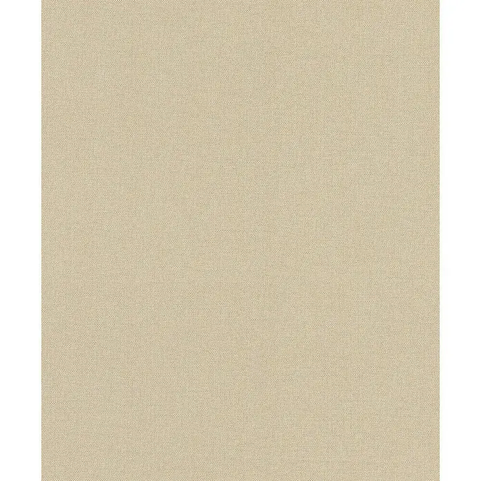 Rasch Color your life Vliestapete Struktur-Uni - Creme dunkel, Uni, 10,05 x 0,53 m - Feine Leinenstruktur in einem warmen Beigeton, ideal für Textilien und Hintergründe mit natürlicher Optik.