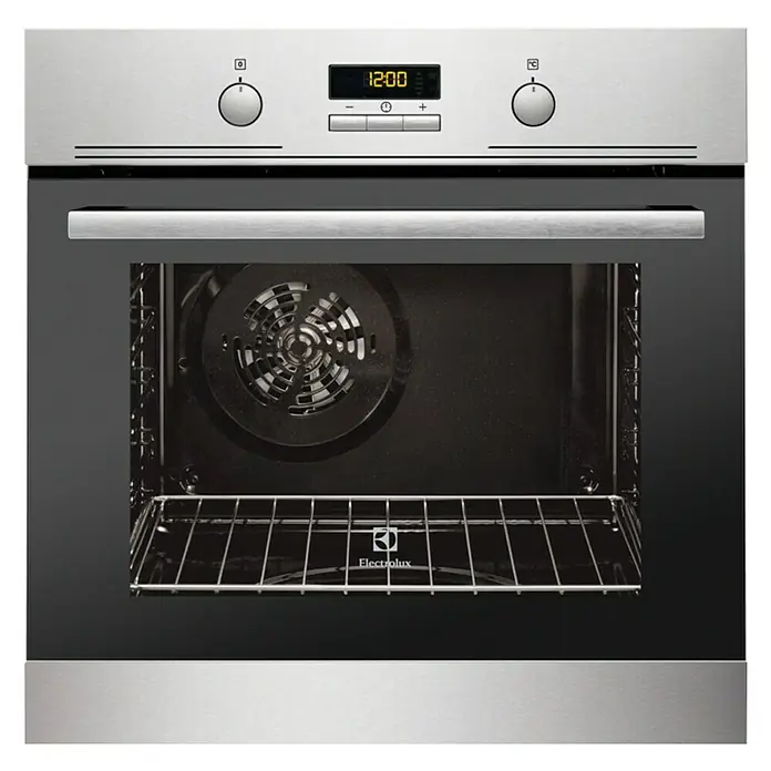 Electrolux Horno empotrado EZC2430AOX - Volumen horno: 57 l, Número de tipos de calentamiento: 9 ud. - Aquí hay un horno empotrado Electrolux con funciones de parrilla y convección para cocinar y hornear de forma uniforme.
