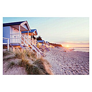 Decoratief paneel (Beach Houses, b x h: 60 x 90 cm)