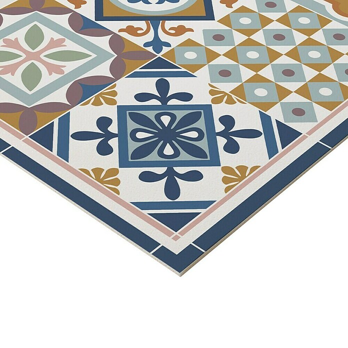 Alfombra de vinilo Carmina (Azul, 200 x 60 cm, PVC) | BAUHAUS