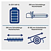 Scheppach IXES 20V Akku-Multifunktionswerkzeug BC-MFH400-X (20 V, Ohne Akku) | BAUHAUS