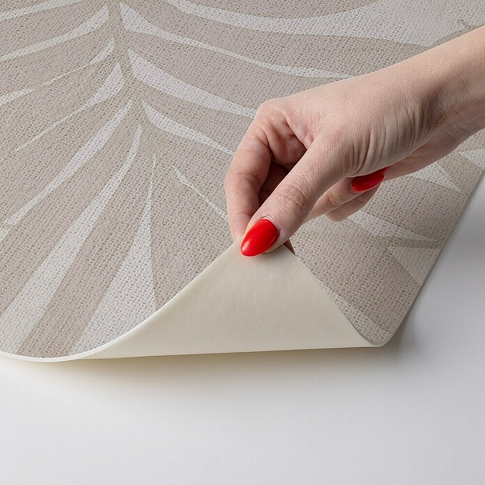 Alfombra de vinilo Tropikal (Crema, 110 x 48 cm, PVC) | BAUHAUS