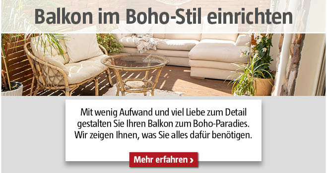 Boho-Balkon