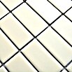 Mosaikfliese Stäbchen Uni ST 400 (29,8 x 29,8 cm, Beige, Glänzend)