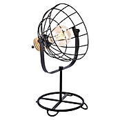 Tween Light Vinto Lámpara de sobremesa (40 W, Negro/Marrón, Altura: 45 cm)