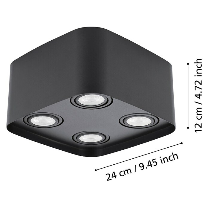 Eglo Led-plafondlamp CAMINALES-Z (Dimbaar, 4,9 W) | BAUHAUS