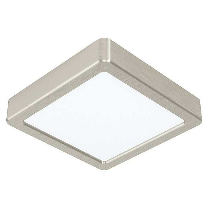Eglo Led-plafondlamp FUEVA 5 (l x b x h: 16 cm x 16 cm x 2,8 mm, Zilver) | BAUHAUS