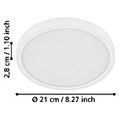 Eglo Led-plafondlamp FUEVA 5 (l x b x h: 21 x 21 x 2,8 cm) | BAUHAUS