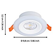 Eglo Led-inbouwspotset CALONGE (3,8 W, Wit, RGBW) | BAUHAUS