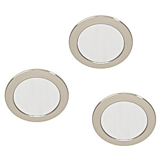 Eglo Led-inbouwspotset ABIUL (3,2 W, Ø x h: 8,6 x 4 cm, Nikkel, RGBW)