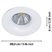 Eglo Led-inbouwspotset SALABATE (18 W, Wit, Neutraal wit) | BAUHAUS