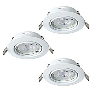 Eglo Set vgradnih svetilk Mazuby (5 W, Bela, Topla bela)