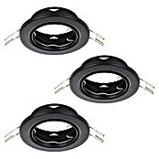Eglo Inbouwverlichtingset AGULO 1 (105 W, Ø x h: 8,5 x 2,5 cm, Zwart) | BAUHAUS