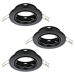Eglo Inbouwverlichtingset AGULO 1 (105 W, Ø x h: 8,5 x 2,5 cm, Zwart)
