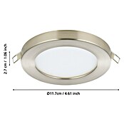 Eglo LED vgradna svetilka Fueva Flex  (5,5 W, Nikelj, Toplo bela) | Vgradni žarometi | Reflektorji in žarometi | Svetila | Elektro in svetila | Izdelki | BAUHAUS
