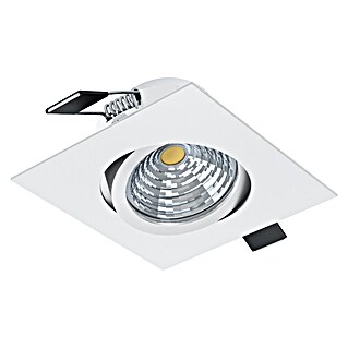 Eglo LED-Einbauleuchte SALICETO (Warmweiß, Weiß, 8,8 x 8,8 x 4,2 cm)