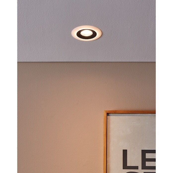 Eglo LED vgradni žaromet Calonge  (Toplo bela, Premer: 10 cm, 1 kos, Črna) | Vgradni žarometi | Reflektorji in žarometi | Svetila | Elektro in svetila | Izdelki | BAUHAUS