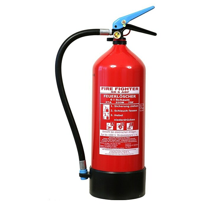 Fire Fighter Feuerlöscher SD 6 ABF (Löschmittel: Schaum) | BAUHAUS