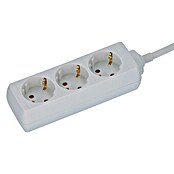 Brennenstuhl Steckdosenleiste H05VV-F 3G1,5 (Anzahl Steckdosen Schuko: 3 Stk., Ohne Schalter, Kabellänge: 1,4 m, Weiß, IP20) | BAUHAUS