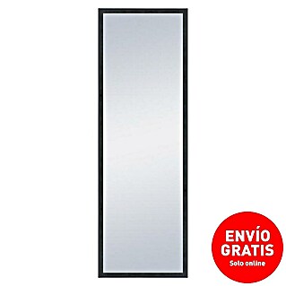 Espejo de pared Pirámide (44 x 134 cm, Negro, Madera)