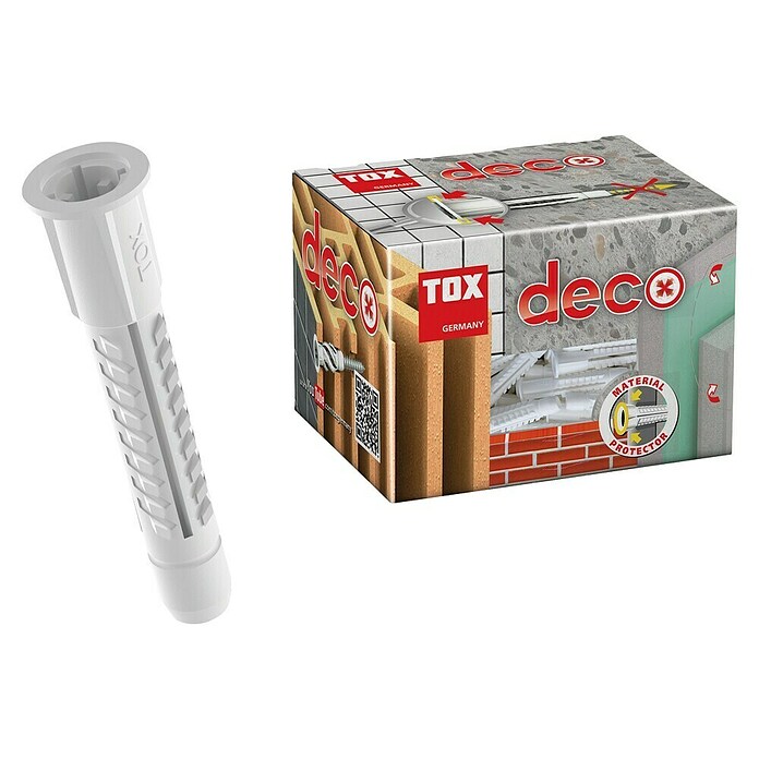 Tox Dübel Deco 6/41 (Ø x L: 6 x 41 mm, Weiß, 190 Stk.) | BAUHAUS