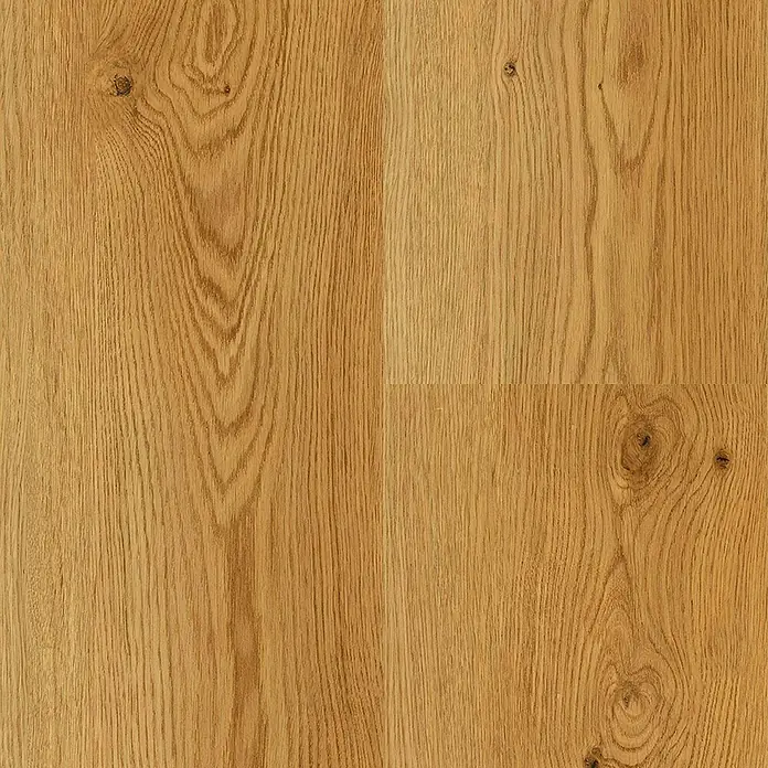Vinylboden Rigid - Zenith, Landhausdiele, 1.830 x 229 x 6 mm - Nahaufnahme eines hellbraunen Holzbodenmusters mit sichtbarer Maserung und Ästen.