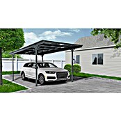Ximax Carport Eco (Außenmaß inkl. Dachüberstand (B x T): 3 x 5,03 m, Einzelcarport, Anthrazit) | BAUHAUS