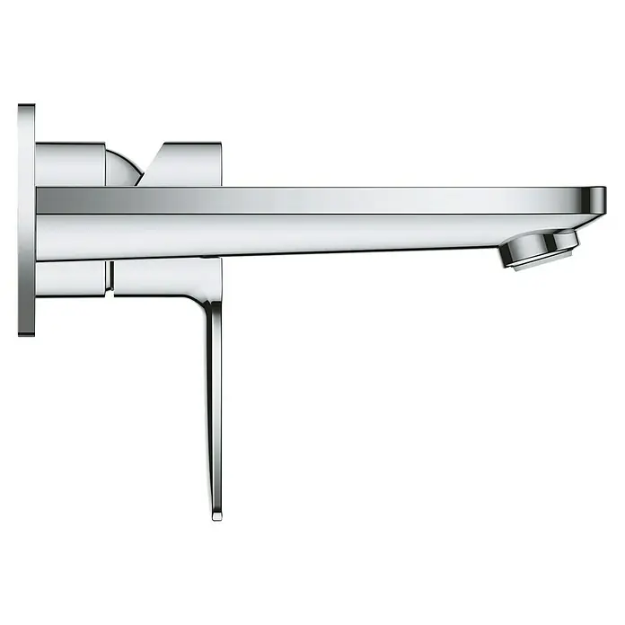 Grohe Lineare Waschtischarmatur - Wandmontage, Chrom, Glänzend, Ausladung Armatur: 149 mm - Moderne Waschtischarmatur zur Wandmontage, verchromt, für stilvolle Bäder mit minimalistischem Design und hoher Funktionalität.