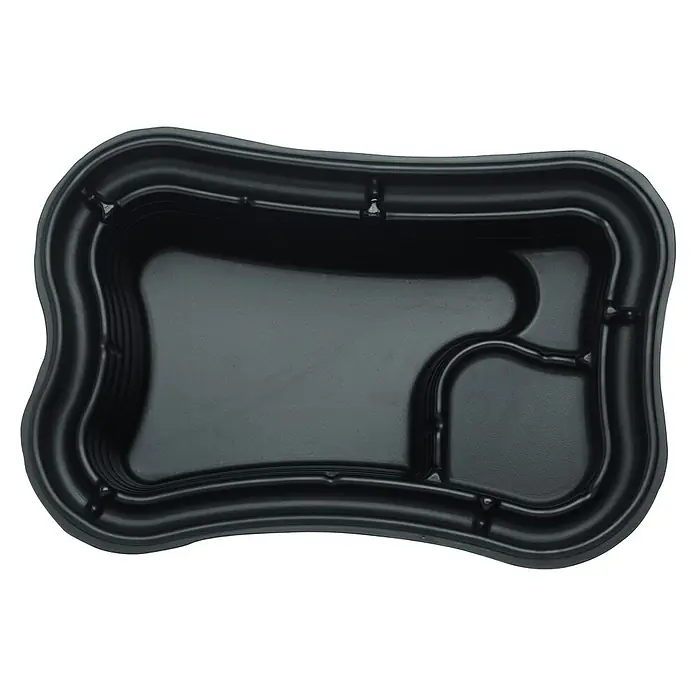Oase Teichschale PE 750 - L x B x H: 210 x 140 x 60 cm, Fassungsvermögen: 750 l - Ein vorgefertigter Teich aus robustem Kunststoff, ideal für jeden Garten. Er ist langlebig, einfach zu installieren und ein echter Blickfang.