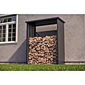 Gardol Kaminholzregal (160 x 90 x 200 cm, Stahl, Anthrazit) | BAUHAUS