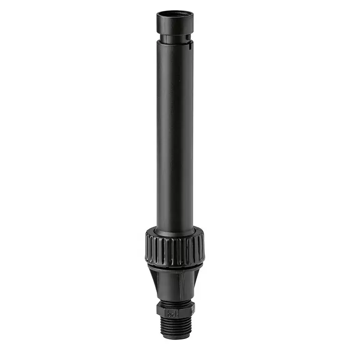Oase Düsenverlängerung TE 5 K - Teleskopstiel: 200 mm - 300 mm - Schwarzer Kunststoff-Regnergehäuse mit Gewindeanschluss an der Basis.