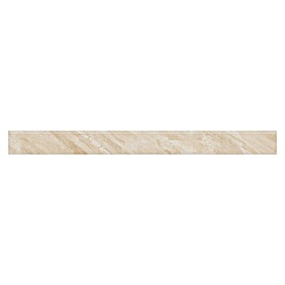 Sockelfliese Breccia Diano (7 x 80 cm, Beige, Glänzend)