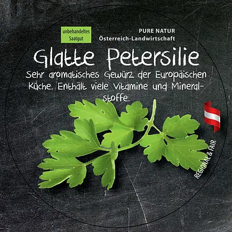 Kräutersamen Glatte Petersilie