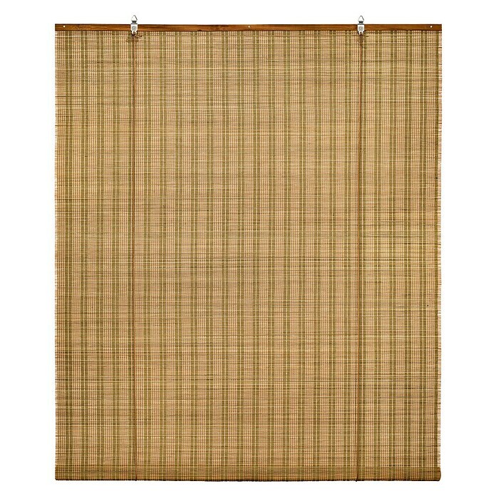 Estor enrollable de bambú Cenefa (An x Al: 120 x 180 cm, Verde, Formas y patrones) | BAUHAUS