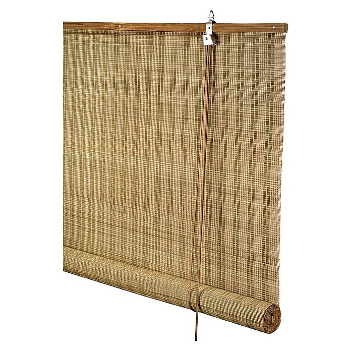 Valla De Bambú Enrollable Natural, Panel De Bambú, 1,83 M