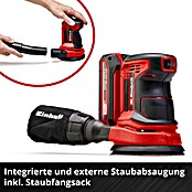 Einhell Power X-Change Akku-Exzenterschleifer TE-RS 18 Li-Solo (18 V, Ohne Akku, Durchmesser Schleifteller: 125 mm)