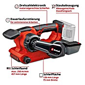 Einhell Power X-Change 18V Akku-Bandschleifer TP-BS 18/457 Lo BL - Solo (18 V, Ohne Akku, Bandgeschwindigkeit: 120 m/min - 250 m/min) | BAUHAUS