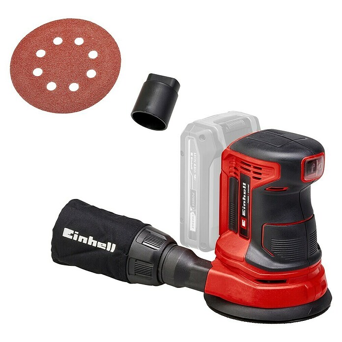 Einhell Power X-Change Akku-Exzenterschleifer TE-RS 18 Li-Solo (18 V, Ohne Akku, Durchmesser Schleifteller: 125 mm)