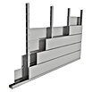 Telluria Pavillon Singolo 4836 mit Fenster (Außenmaß inkl. Dachüberstand (B x T): 508 x 388 cm, Stahl, Weiß, Ohne Set, mit Fenster rechts) | BAUHAUS