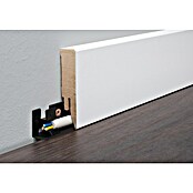 LOGOCLIC Sockelleiste Weiß (260 cm x 17 mm x 70 mm, MDF, Weiß, Eckig) | BAUHAUS