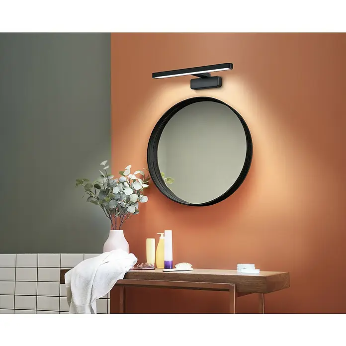 LEDVANCE LED wandlamp Orbis Flame, 1-lamp, chroom, IP44