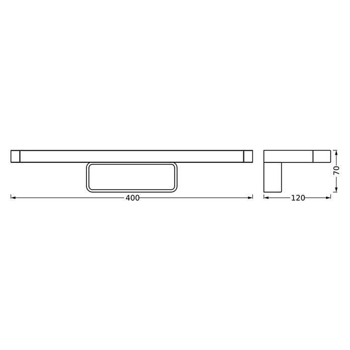 Ledvance Orbis Aplique LED para espejo Orbis (7 W, Cromo, Blanco neutro) | BAUHAUS